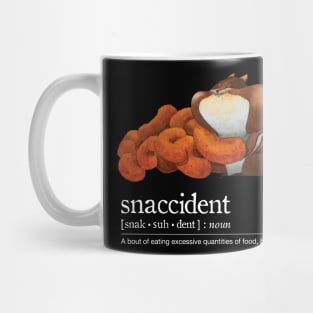 Cheesey Curl Chipmunk In White Font Mug